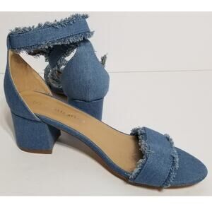 Charles Albert Blue Denium heels - 9W  2-2.5 inch heels